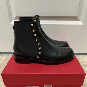 Valentino Beatle Rockstud Booties
